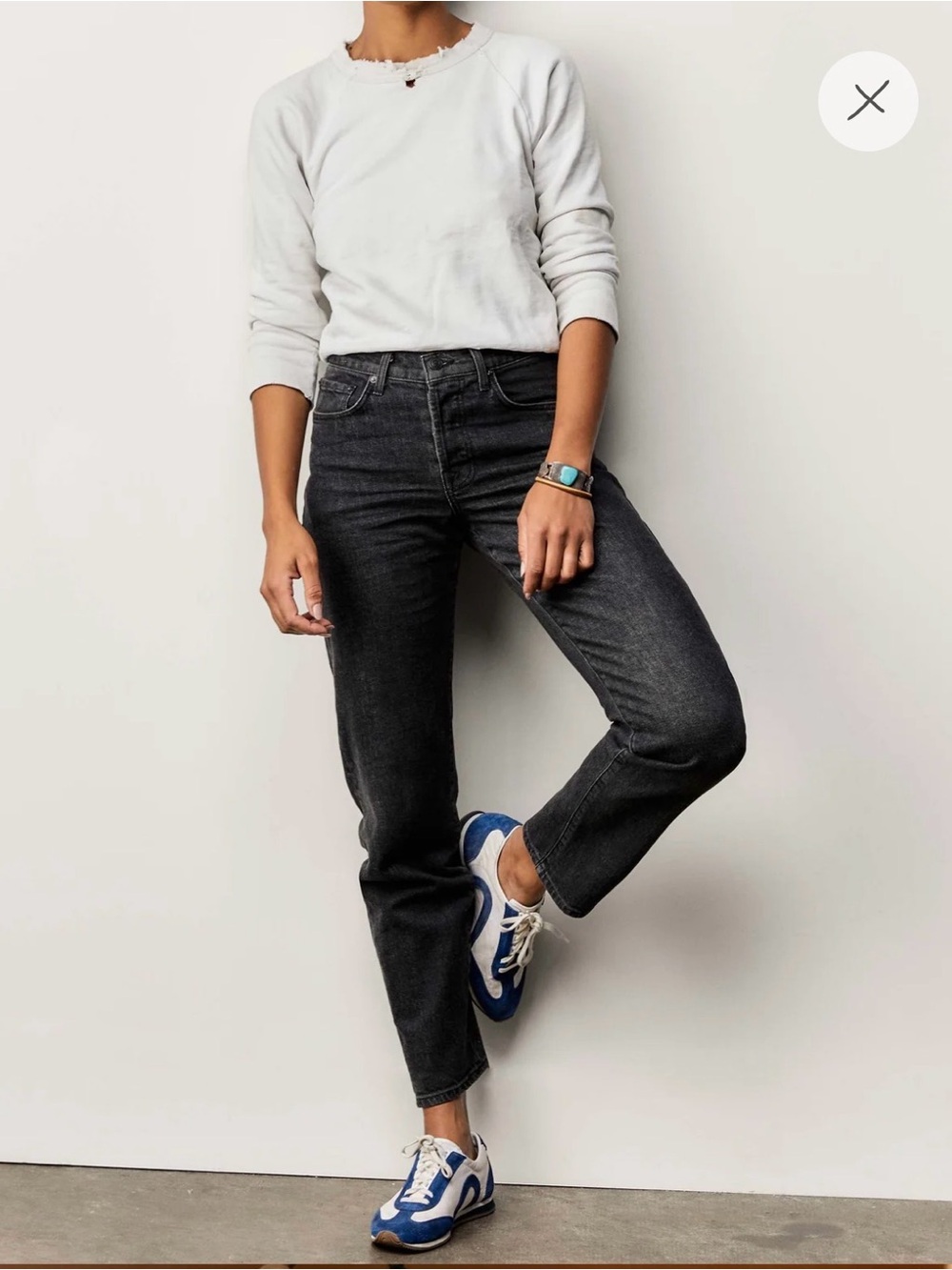 imogene + willie Ada Black Straight-Leg Jeans - Sz 31
